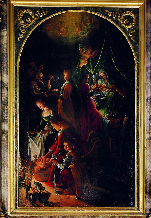 La Natività della Vergine di Lavinia Fontana (1552-1614) 